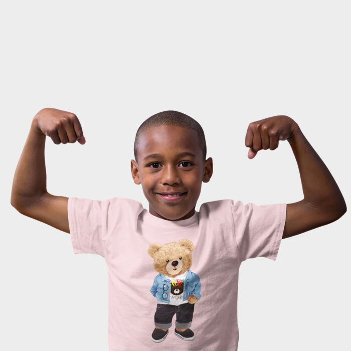 tyny-fingers-youth-teenager-on-a-pink-larry-bear-tshirt