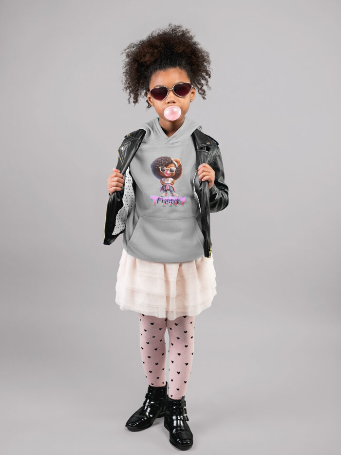 youth-teenager-girl-wearing-a-grey-tyny-fingers-new-gb-logo-pullover-hoodie